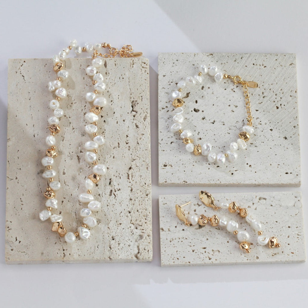 Mini Baroque Pearl Necklace