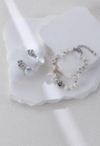 Stella Baroque Coin Pearl Drop Earrings