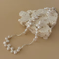 Mini Baroque Pearl With Silver Necklace