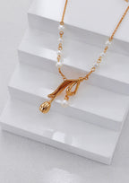Tulip Dew With Tiny Pearl Set