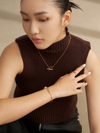 Liquid Wave Pearl Bracelet