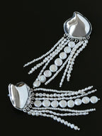 Shell Murmur Pearl Tassel Earrings