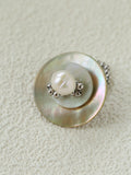 Stacked Seashell Handmade Stretch Ring