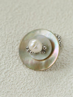 Stacked Seashell Handmade Stretch Ring