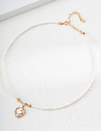 Dove Mother-of-Pearl Tiny Pearl Necklace