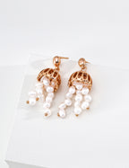 Jellyfish Pearl Dangle Earrings