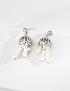 Jellyfish Pearl Dangle Earrings
