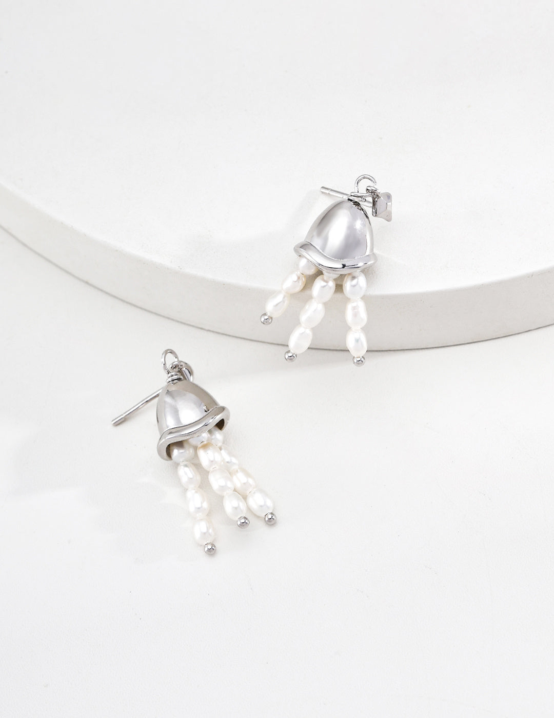 Wind Chime Pearl Drop Earrings