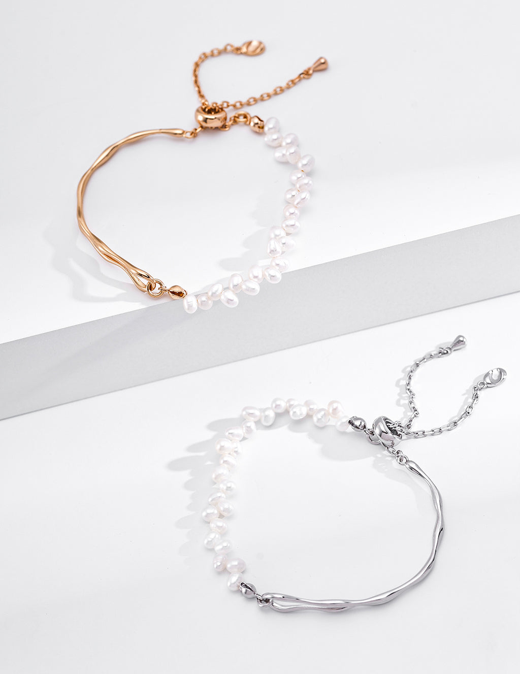 Twin Glow Rice Pearl Bracelet