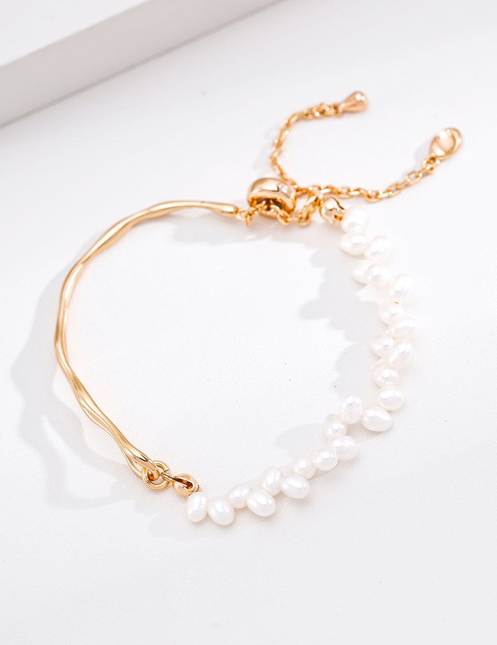Twin Glow Rice Pearl Bracelet