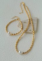 Gilded Lava Metal With Baroque Pearl Series #2