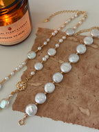 Baroque Coin Pear Bracelet