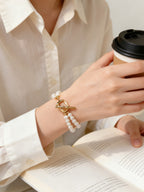 Classic Double Strand Pearl Bracelet