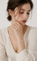 Fishtail Baroque With Rice Pearls Bracelet