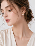 Wind Chime Pearl Drop Earrings