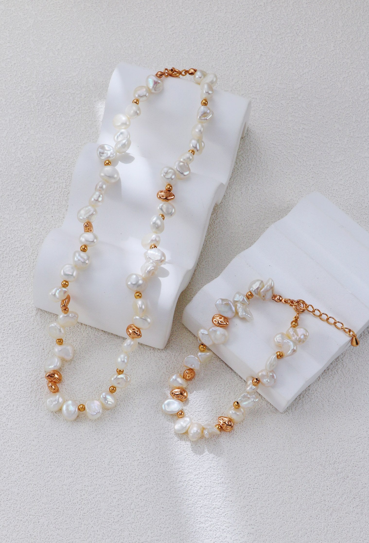Mini Baroque Pearl Necklace