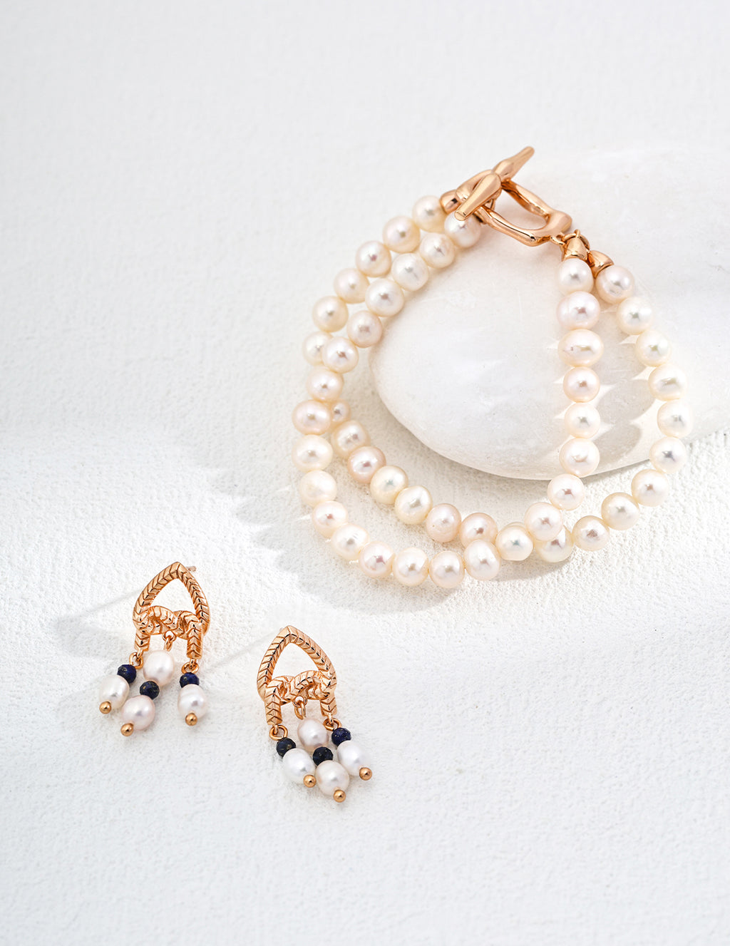 Classic Double Strand Pearl Bracelet