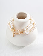 Classic Double Strand Pearl Bracelet