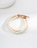 Classic Double Strand Pearl Bracelet